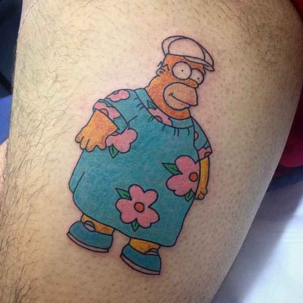 Los 30 Mejores Tatuajes de Los Simpson Tatuajes Para Mujeres y Hombres