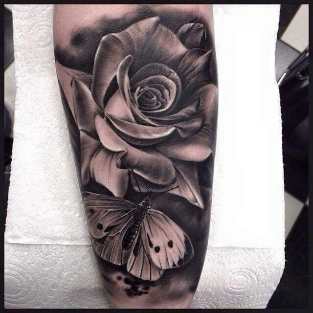 Imagenes de tatuajes de flores o rosas 63 Tatuajes de Flores o Rosas