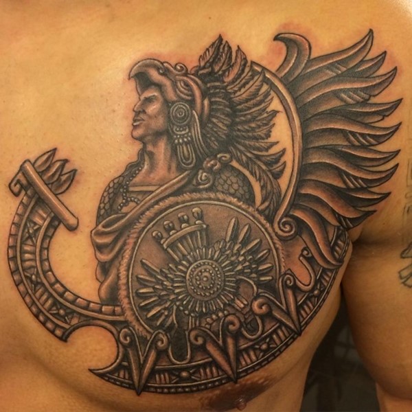 Los Diseños Mas Impresionantes de Tatuajes Aztecas