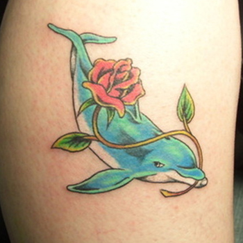 tatu de delfin Imagenes de Tatuajes de Delfines