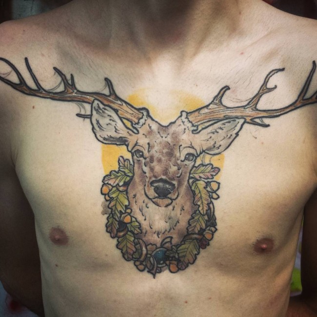 Los Mas atractivos Tatuajes de Ciervos y su Significado