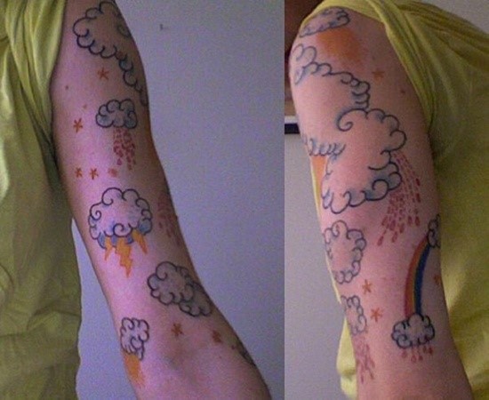Ideas de Tatuajes de Nubes y su Significado