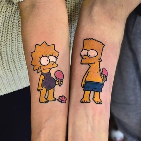 Los 30 Mejores Tatuajes de Los Simpson