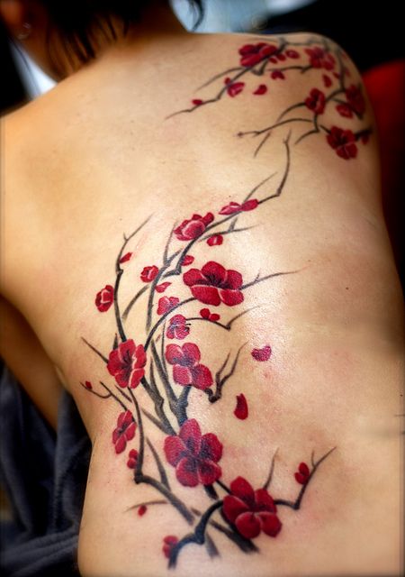 28 Increíbles Tatuajes de Cerezos y sus Significados