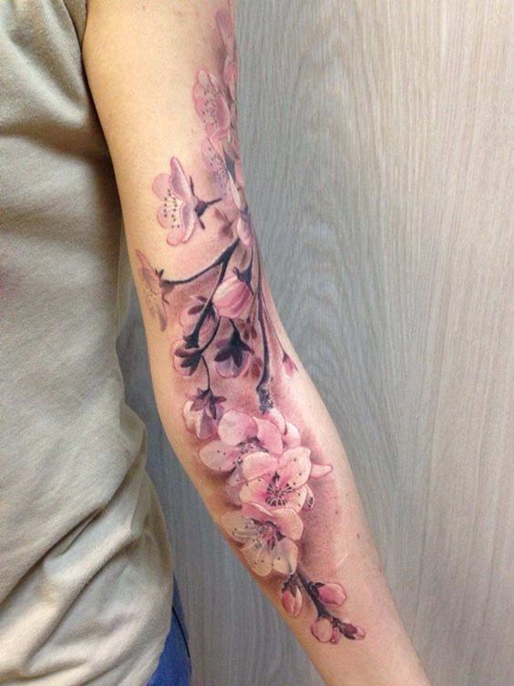 28 Increíbles Tatuajes de Cerezos y sus Significados
