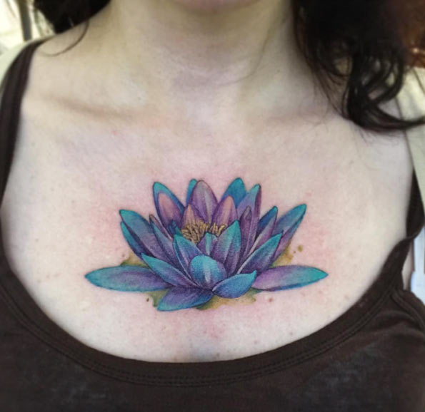 Elegantes Tatuajes de Flor de Loto y sus Significados