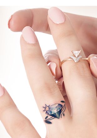 14 Increibles Diseños de Tatuajes de Diamantes