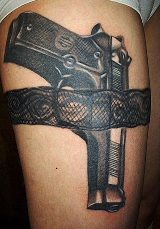 Colección de Tatuajes de Pistolas