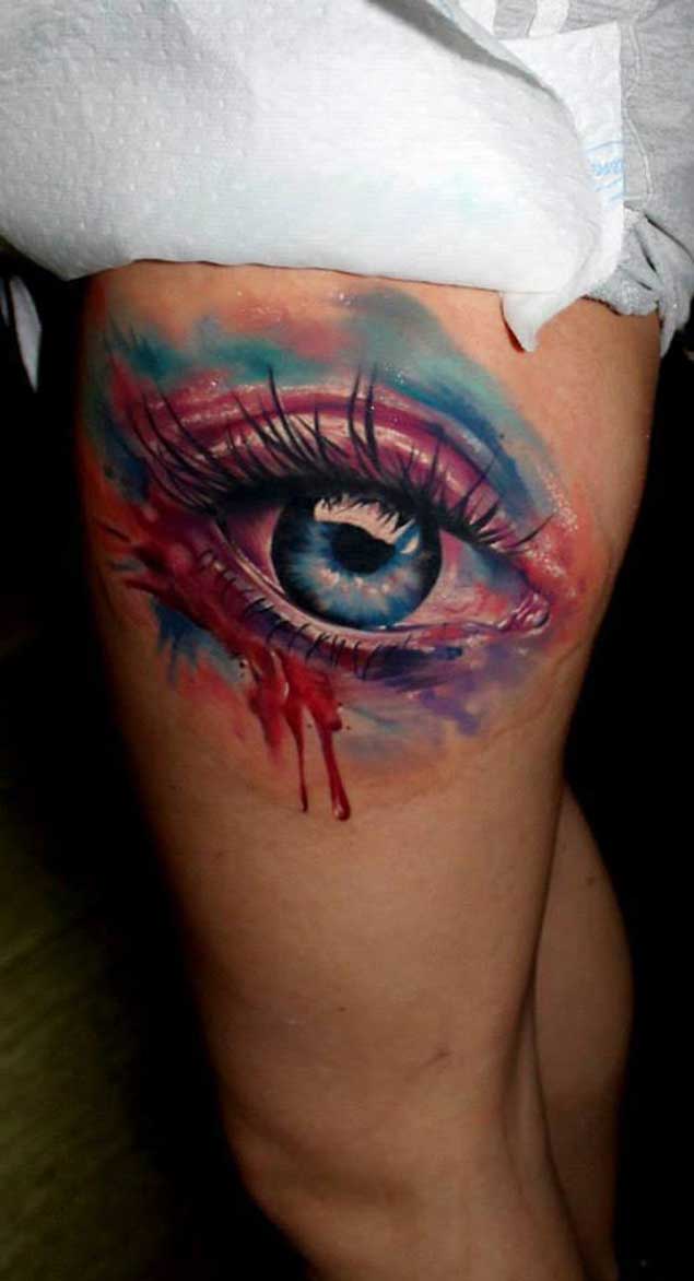 Sorprendentes Tatuajes de Ojos que te dejaran Impresionado