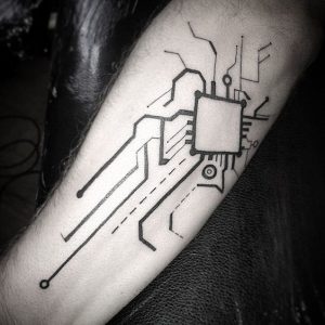 Ideas de Tatuajes Inspirados en la Tecnología y el modernismo