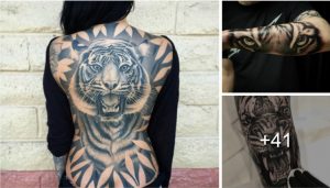 Lee más sobre el artículo 41 Sorprendentes Tatuajes de Tigres y su Significado
