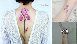 Lee más sobre el artículo Lindos Tatuajes de Iris, Una Flor Con Mucho Significado