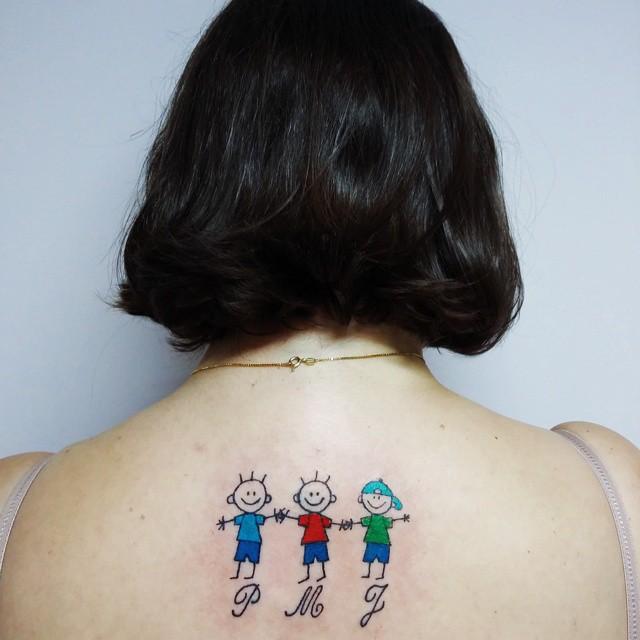 Hermosos Tatuajes que representan la Unión Familiar