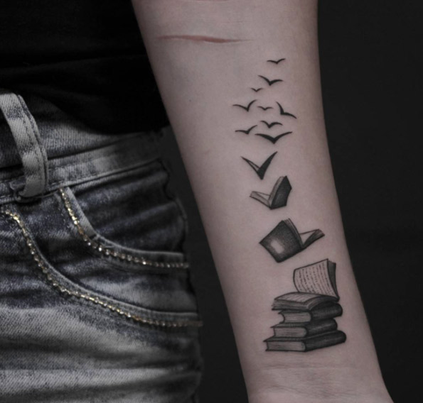 Tatuajes de Libros