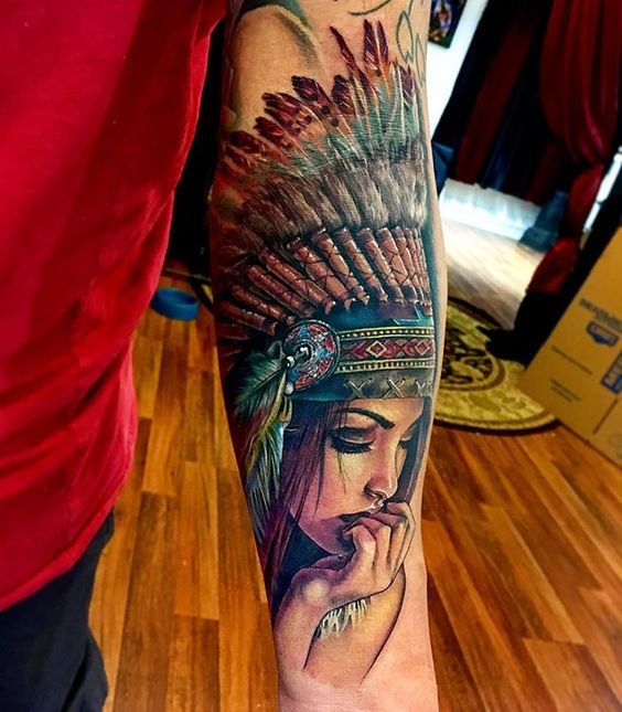 Tatuajes de Nativos Americanos